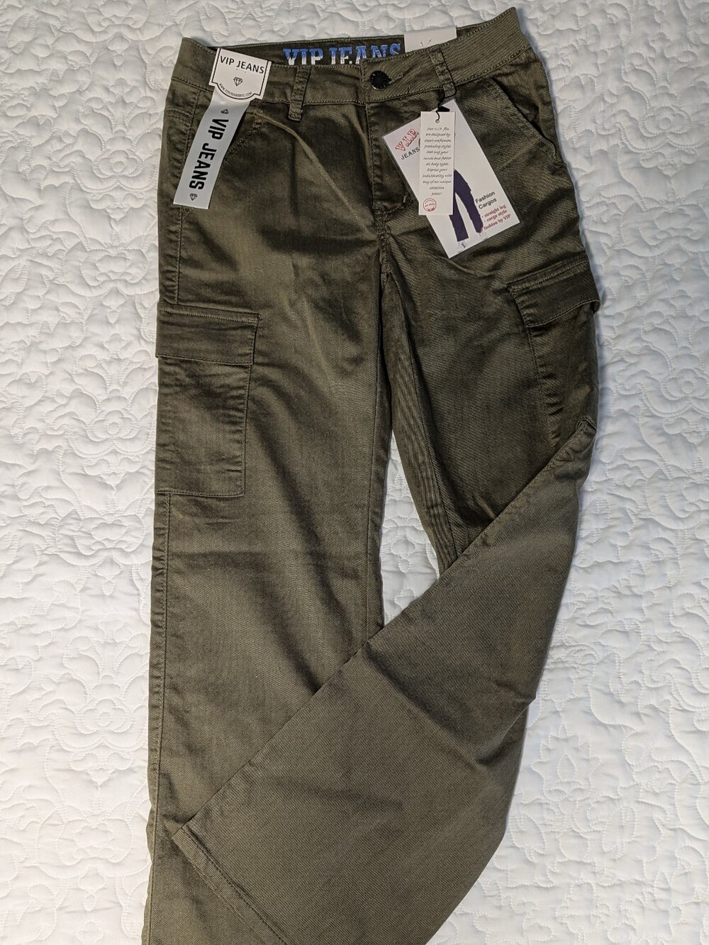 NWT VIP Cargo Pants - Olive Green